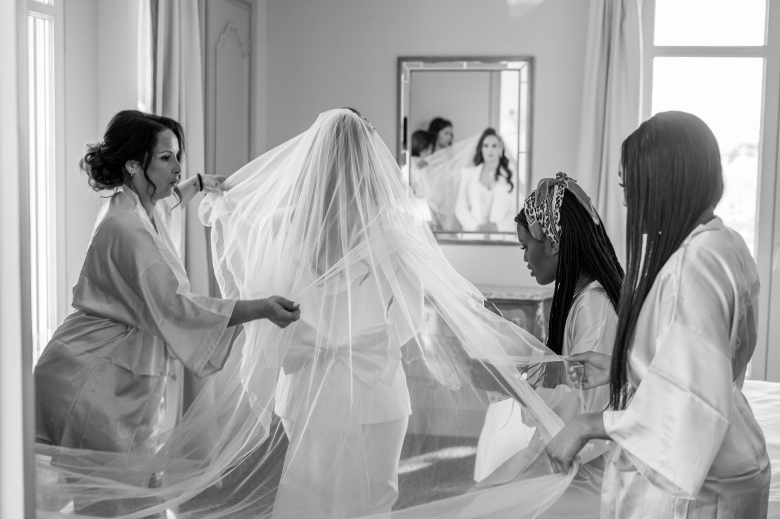 Préparatifs de la mariée